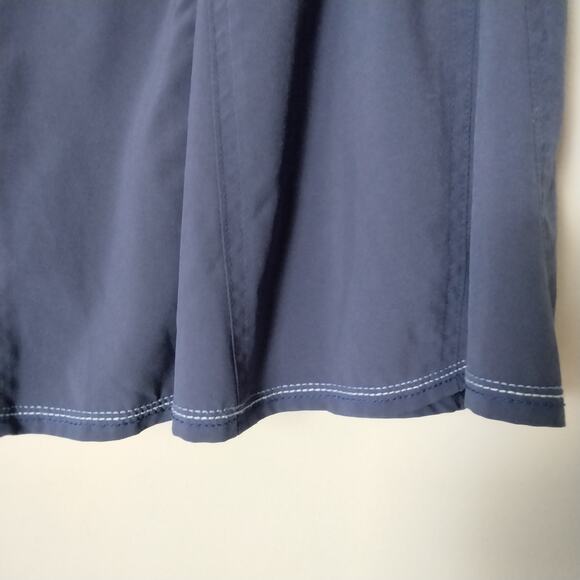 Title Nine Sz 6 Navy Blue Contrast Stitch Athletic Skort or Tennis Skirt - Picture 9 of 9